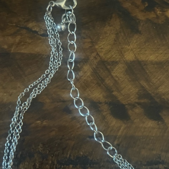 Park Lane Silver and Black Statement Necklace - Picture 5 of 7